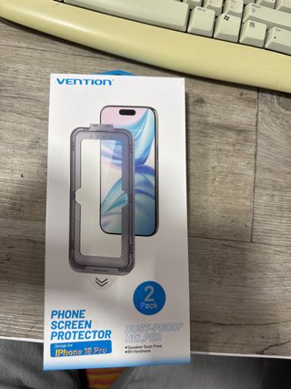 Vention Protector Pantalla iPhone 16 Pro (2 Pack)