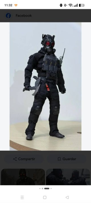 Figura custom Ghost (COD) y Hunk (RE) 2 en 1
