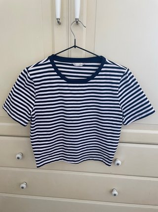 Camiseta rayas azul y blanco Talla L