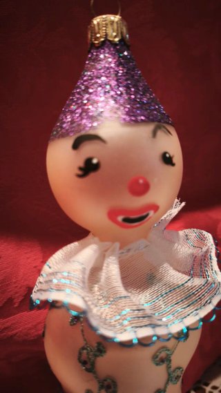De Carlini Vintage Clown Vetro Soffiato