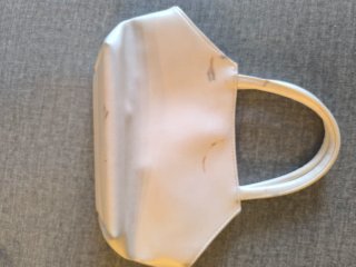 Bolso de mano blanco