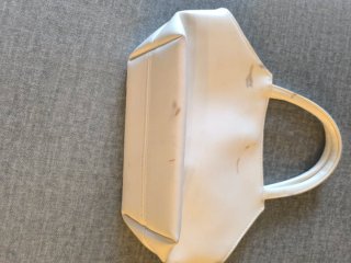 Bolso de mano blanco