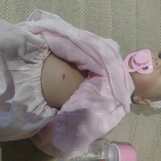 Muñeca Reborn Vestido Rosa