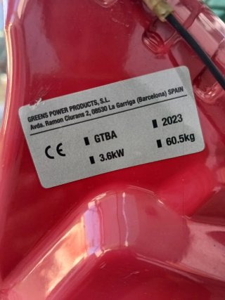 Motocultor Honda Rojo