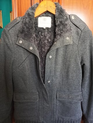 Chaqueta Aguaviva gris con forro