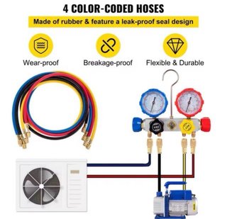 Kit Manómetro VEVOR RS-1.5 Bomba Vacío