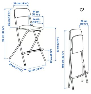 Silla Alta Plegable Franklin IKEA