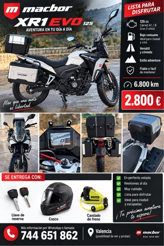 Macbor XR1 EVO 125 Adventure