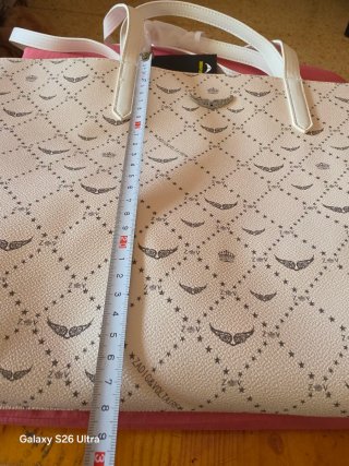 Tote Monogram XL Zadig Voltaire Blanco