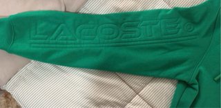 Sudadera Lacoste Verde con Logo Grande