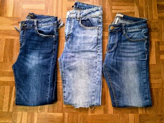 Lote 3 Pantalones Vaqueros Azules