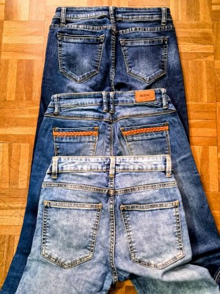 Lote 3 Pantalones Vaqueros Azules