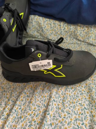 Zapatos U-Power Gris y Amarillo