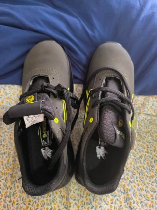 Zapatos U-Power Gris y Amarillo