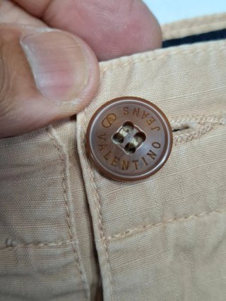 Pantaloni cargo Valentino beige taglia 46