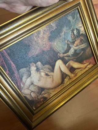 Reproducción Tiziano en tablilla