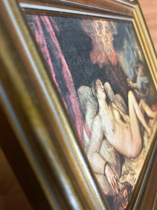 Reproducción Tiziano en tablilla