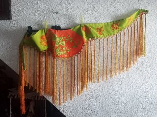 Mantoncillo Flamenco Bordado Flecos