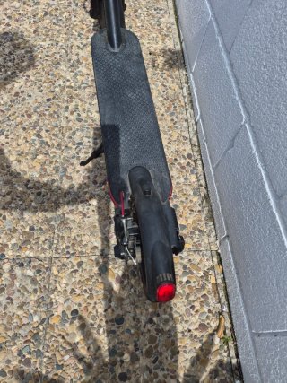 Patinete eléctrico con fallo de batería