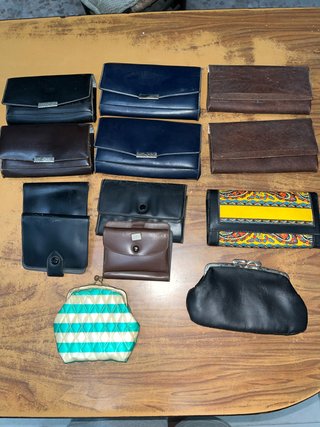 Lote 13 Carteras Antiguas Vintage