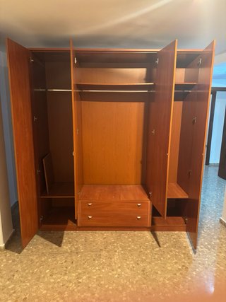 Armario grande madera 200x55x240 cm