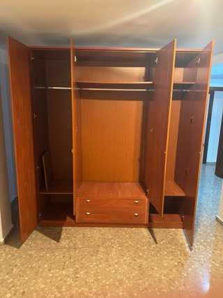 Armario grande madera 200x55x240 cm