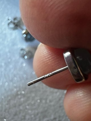 Orecchini Argento Acquamarina Quadrati