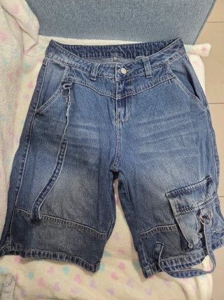 Jorts Vaqueros Unisex Azul
