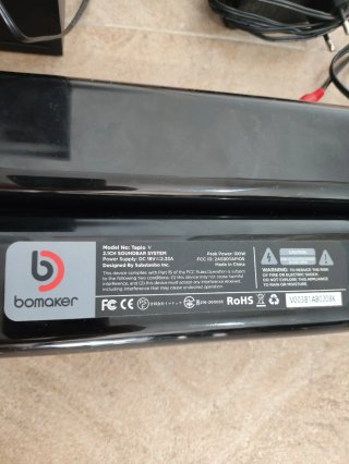Barra de Sonido Bomaker Tapio V. Negra.