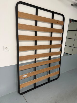 Somier 135x190cm Madera y Metal