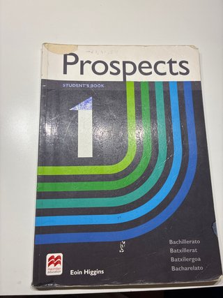 Libro primero de bachiller de ingles , Porspects