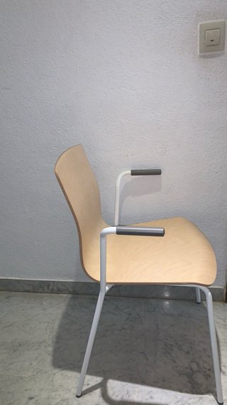 Silla Ikea Madera y Metal