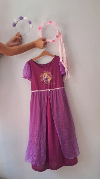 Disfraz Vestido Rapunzel Niña