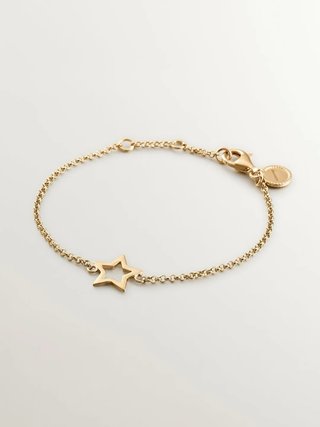 Pulsera Aristocrazy Estrella Bañada Oro Plata