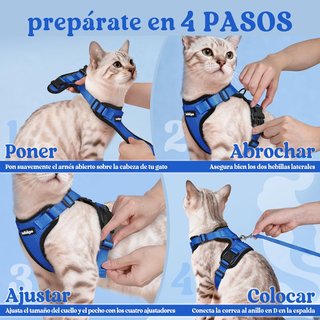 Arnés Antiescape rabbitgoo para Gatos