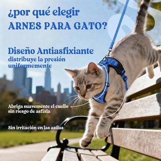 Arnés Antiescape rabbitgoo para Gatos