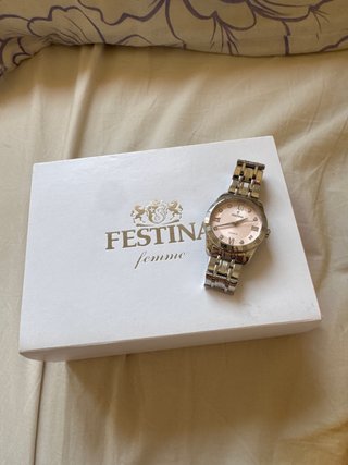 Reloj Festina Femme Rosa y Plateado