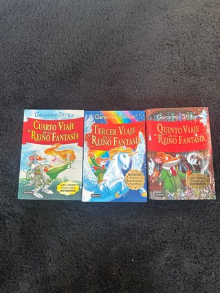 3 libros de geronimo stilton