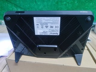 Synology RT2600AC router inalámbrico Gigabit Ethernet Doble banda (2,4 GHz / 5 GHz) Negro