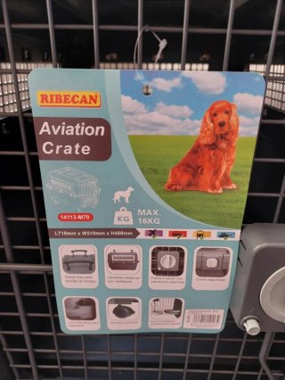 Transportin de mascotas RIBECAN. Homologacion IATA