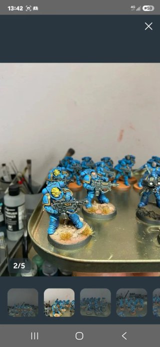Figuras Warhammer Ultramarines