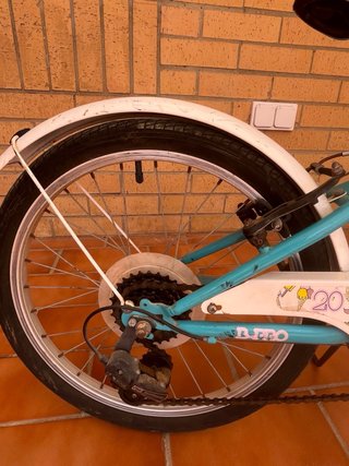 Bicicleta infantil B-PRO azul y rosa