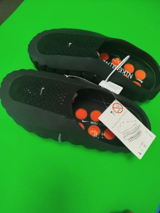 Nike Mind Zuecos Negro Naranja