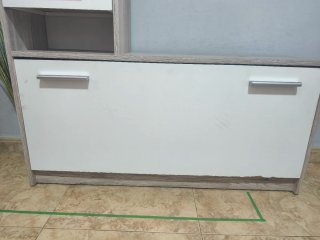 Mueble recibidor zapatero perchero espejo