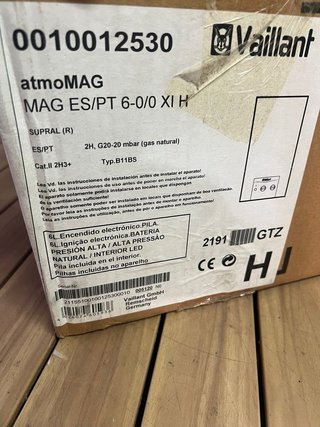 Calentador Vaillant AtmoMAG blanco