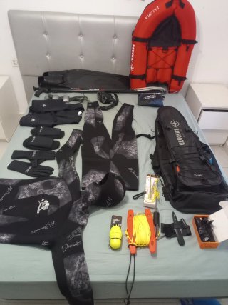 Equipo completo pesca submarina