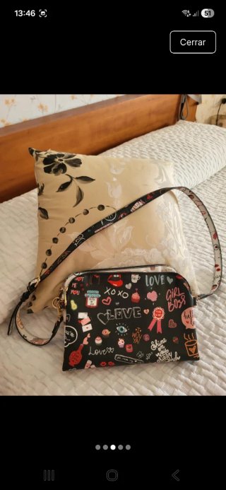 Bolso reversible Parfois estampado