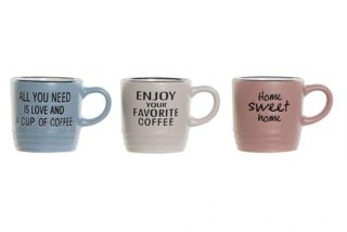Set 6 Tazas Café 200 ml Cerámica