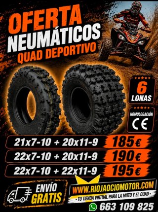 Neumáticos Quad Deportivo 6 Lonas
