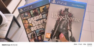 PS4 Grand Theft Auto V y Bloodborne